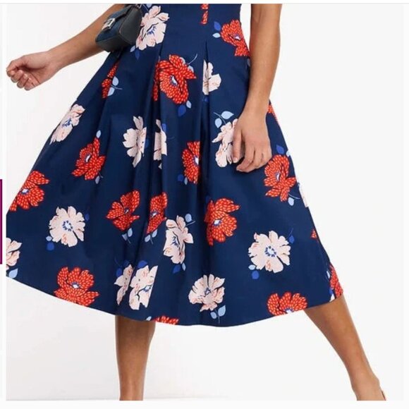 kate spade Dotty Floral Faille Dress 16 NWT - Picture 3 of 13